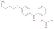2-Acetoxy-4'-pentyloxybenzophenone