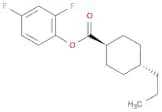 Cyclohexanecarboxylic acid, 4-propyl-, 2,4-difluorophenyl ester, trans-