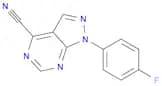 1-(4-Fluorophenyl)-1H-pyrazolo[3,4-d]pyrimidine-4-carbonitrile
