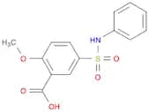 Benzoic acid, 2-methoxy-5-[(phenylamino)sulfonyl]-