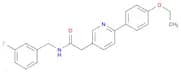 3-Pyridineacetamide, 6-(4-ethoxyphenyl)-N-[(3-fluorophenyl)methyl]-