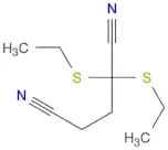 Pentanedinitrile, 2,2-bis(ethylthio)-