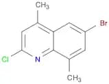 Quinoline, 6-bromo-2-chloro-4,8-dimethyl-