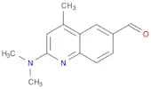6-Quinolinecarboxaldehyde, 2-(dimethylamino)-4-methyl-