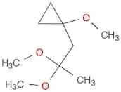 Cyclopropane, 1-(2,2-dimethoxypropyl)-1-methoxy-
