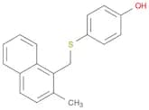 Phenol, 4-[[(2-methyl-1-naphthalenyl)methyl]thio]-