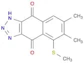 1H-Naphtho[2,3-d]triazole-4,9-dione, 6,7-dimethyl-5-(methylthio)-
