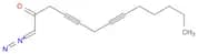 4,7-Tridecadiyn-2-one, 1-diazo-