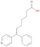 6-Heptenoic acid, 7-phenyl-7-(4-pyridinyl)-