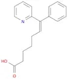 6-Heptenoic acid, 7-phenyl-7-(2-pyridinyl)-, (Z)-