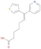 6-Heptenoic acid, 7-(3-pyridinyl)-7-(3-thienyl)-, (Z)-