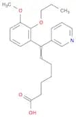 6-Heptenoic acid, 7-(3-methoxy-2-propoxyphenyl)-7-(3-pyridinyl)-