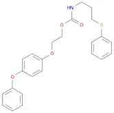 Carbamic acid, (phenylthio)propyl-, 2-(4-phenoxyphenoxy)ethyl ester