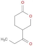 2H-Pyran-2-one, tetrahydro-5-(1-oxopropyl)-