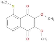 1,4-Naphthalenedione, 2,3-dimethoxy-5-(methylthio)-