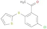 Ethanone, 1-[5-chloro-2-(2-thienylthio)phenyl]-