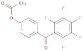 4-Acetoxy-2',3',4',5',6'-pentafluorobenzophenone