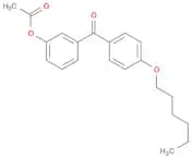 3-Acetoxy-4'-hexyloxybenzophenone