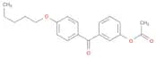 3-Acetoxy-4'-pentyloxybenzophenone