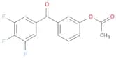 3-Acetoxy-3',4',5'-trifluorobenzophenone