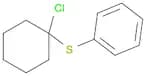 Benzene, [(1-chlorocyclohexyl)thio]-