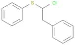 Benzene, [(1-chloro-2-phenylethyl)thio]-