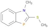 1H-1,3-Benzazaphosphole, 1-methyl-2-(methylthio)-