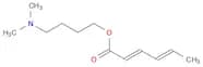 2,4-Hexadienoic acid, 4-(dimethylamino)butyl ester, (E,E)-