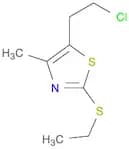 Thiazole, 5-(2-chloroethyl)-2-(ethylthio)-4-methyl-