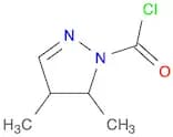 1H-Pyrazole-1-carbonyl chloride, 4,5-dihydro-4,5-dimethyl-