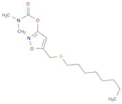 Carbamic acid, dimethyl-, 5-[(octylthio)methyl]-3-isoxazolyl ester