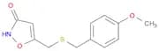 3(2H)-Isoxazolone, 5-[[[(4-methoxyphenyl)methyl]thio]methyl]-