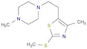 Piperazine, 1-methyl-4-[2-[4-methyl-2-(methylthio)-5-thiazolyl]ethyl]-