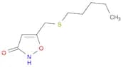 3(2H)-Isoxazolone, 5-[(pentylthio)methyl]-