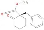 Cyclohexanecarboxylic acid, 2-oxo-1-(phenylmethyl)-, methyl ester, (S)-