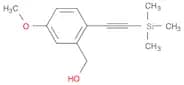 Benzenemethanol, 5-methoxy-2-[(trimethylsilyl)ethynyl]-