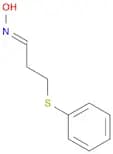 Propanal, 3-(phenylthio)-, oxime, (E)-