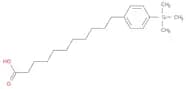 Benzeneundecanoic acid, 4-(trimethylsilyl)-