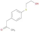 2-Propanone, 1-[4-[(2-hydroxyethyl)thio]phenyl]-