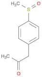 2-Propanone, 1-[4-(methylsulfinyl)phenyl]-