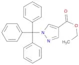 1H-Pyrazole-4-carboxylic acid, 1-(triphenylmethyl)-, ethyl ester