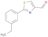 2-(3-Ethylphenyl)thiazole-4-carbaldehyde