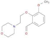 3-Methoxy-2-(2-morpholinoethoxy)benzaldehyde