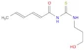 2,4-Hexadienamide, N-[[(3-hydroxypropyl)amino]thioxomethyl]-, (E,E)-