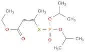 2-Butenoic acid, 3-[[bis(1-methylethoxy)phosphinyl]thio]-, ethyl ester