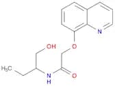 Acetamide, N-[1-(hydroxymethyl)propyl]-2-(8-quinolinyloxy)-