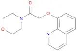 Morpholine, 4-[(8-quinolinyloxy)acetyl]-