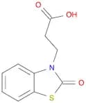 3(2H)-Benzothiazolepropanoicacid, 2-oxo-
