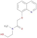 Acetamide, N-(2-hydroxyethyl)-N-methyl-2-(8-quinolinyloxy)-