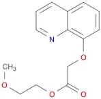 Acetic acid, (8-quinolinyloxy)-, 2-methoxyethyl ester